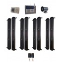 3B-100 Lichtschranken Kit mit KP-HD GSM Zentrale und kabelgebundene Sirene