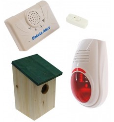 Dakota 800m Alarm, Vogelhaus PIR & drahtlose Sirener