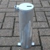 76mm herausnehmbarer Sicherheitspfosten in Schwarz (001-2960 K / D,001-2950 K/A)