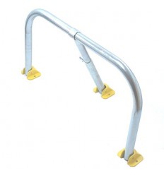 Galvanisierter Parkbügel / Parksperrbügel & eingebautes Schloss