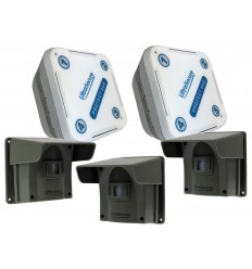 Protect 800 mit 2 x Empfänger und 3 x PIR's mit Kappe