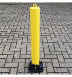 Großer umklappbarer Parkpfosten mit eingebautem Schloss  & Öse