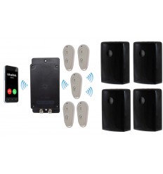 ULTRADIAL 3G GSM ALARMGERÄT MIT 4 X ULTRAPIR MIT GUMMISCHUTZ