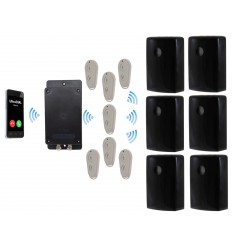 ULTRADIAL 3G GSM ALARMGERÄT MIT 6 X ULTRAPIR MIT GUMMISCHUTZ