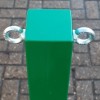 H/D grüner 100P herausnehmbarer Park- und Sicherheitspfosten 