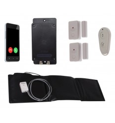 Batteriebetriebener diskreter 3G GSM ULTRADIAL TÜR- UND DRUCKMATTENALARM