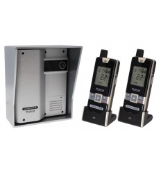 ULTRACOM 2 - 600 m Funk-Gegensprechanlage mit silber Außengehäuse (ohne Tastatur)