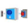 Wireless Lockdown Alarm Siren Control Panel with Adjustable Siren & Blue Flashing LED