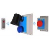 Wireless Lockdown Alarm Siren Control Panel with Adjustable Siren & Blue Flashing LED