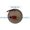 Wireless Lockdown Alarm Siren Control Panel with Adjustable Siren & Blue Flashing LED