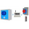 Wireless Lockdown Alarm Siren Control Panel with Adjustable Siren & Blue Flashing LED