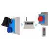 Wireless Lockdown Alarm Siren Control Panel with Adjustable Siren & Blue Flashing LED