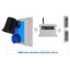 Wireless Lockdown Alarm Siren Control Panel with Adjustable Siren & Blue Flashing LED