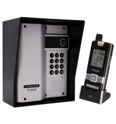 ULTRACOM 2 - 600 m Funk-Gegensprechanlage mit schwarzem Außengehäuse (ohne Tastatur)