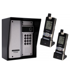 ULTRACOM 2 - 600 m Funk-Gegensprechanlage mit schwarzem Außengehäuse (ohne Tastatur)