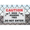 External A4 'Guard Dog on Premises' Warning Sign