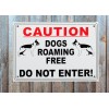 External A4 'Guard Dog on Premises' Warning Sign