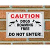 External A4 'Guard Dog on Premises' Warning Sign