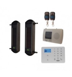 Comprehensive 1B-100 Solar Wireless Perimeter Beams & KP9 GSM Auto-Dialler System