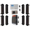 Comprehensive 1B-100 Solar Wireless Perimeter Beams & KP9 GSM Auto-Dialler System