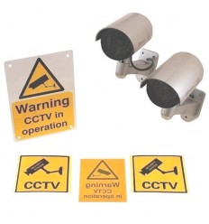 CCTV-Kamera-Attrappe innen & außen (Dummy 2)