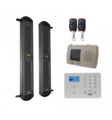 Comprehensive 2B-100 Solar Wireless Perimeter Beams & KP 3G GSM Auto-Dialler System