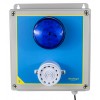 Wireless Lockdown Alarm Siren Control Panel with Adjustable Siren & Blue Flashing LED