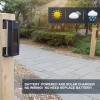 1S solarbetriebene Lichtschranke