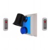 Wireless Lockdown Alarm Siren Control Panel with Adjustable Siren & Blue Flashing LED