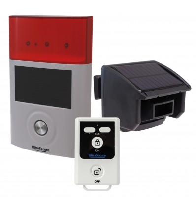 BT Alarmsystem PIR & solarbetriebene Funksirene