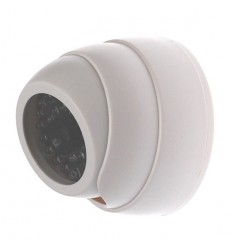 Weiße CCTV Kameraattrappe (DC16)