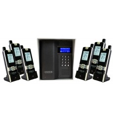 ULTRACOM 2 - 600 m Funk-Gegensprechanlage mit schwarzem Außengehäuse (ohne Tastatur)