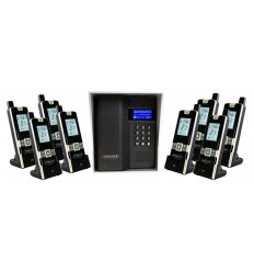ULTRACOM 2 - 600 m Funk-Gegensprechanlage mit schwarzem Außengehäuse (ohne Tastatur)