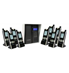 ULTRACOM 2 - 600 m Funk-Gegensprechanlage mit schwarzem Außengehäuse (ohne Tastatur)