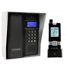 ULTRACOM 2 - 600 m Funk-Gegensprechanlage mit schwarzem Außengehäuse (ohne Tastatur)