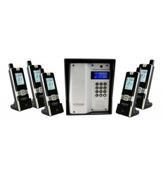 ULTRACOM 2 - 600 m Funk-Gegensprechanlage mit schwarzem Außengehäuse (ohne Tastatur)