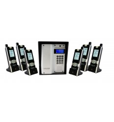 ULTRACOM 2 - 600 m Funk-Gegensprechanlage mit schwarzem Außengehäuse (ohne Tastatur)