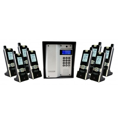 ULTRACOM 2 - 600 m Funk-Gegensprechanlage mit schwarzem Außengehäuse (ohne Tastatur)