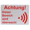 A4 Außen-Alarmwarnschild