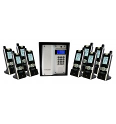 ULTRACOM 2 - 600 m Funk-Gegensprechanlage mit schwarzem Außengehäuse (ohne Tastatur)