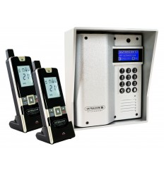 ULTRACOM 2 - 600 m Funk-Gegensprechanlage mit schwarzem Außengehäuse (ohne Tastatur)