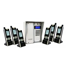 ULTRACOM 2 - 600 m Funk-Gegensprechanlage mit schwarzem Außengehäuse (ohne Tastatur)