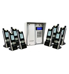 ULTRACOM 2 - 600 m Funk-Gegensprechanlage mit schwarzem Außengehäuse (ohne Tastatur)