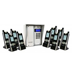 ULTRACOM 2 - 600 m Funk-Gegensprechanlage mit schwarzem Außengehäuse (ohne Tastatur)