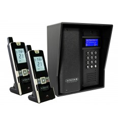 ULTRACOM 2 - 600 m Funk-Gegensprechanlage mit schwarzem Außengehäuse (ohne Tastatur)