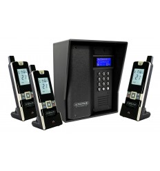 ULTRACOM 2 - 600 m Funk-Gegensprechanlage mit schwarzem Außengehäuse (ohne Tastatur)