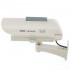 Solarbetriebene CCTV-Kamera-Attrappe (Dummy 23) mit Warnschild