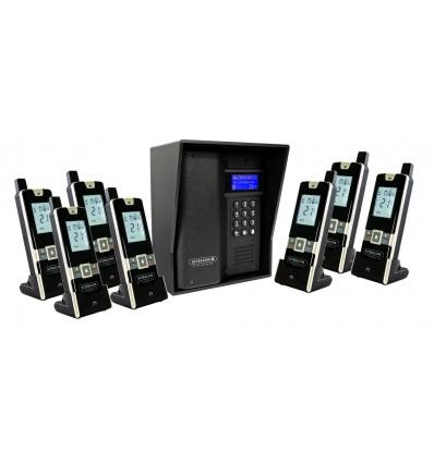 ULTRACOM 2 - 600 m Funk-Gegensprechanlage mit schwarzem Außengehäuse (ohne Tastatur)