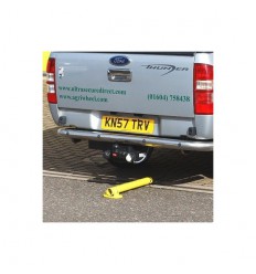 610Y umklappbarer Parkpfosten mit Hinweis "Parken verboten"