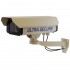 große CCTV Kamera-Attrappe DC10 (Aufschrift)